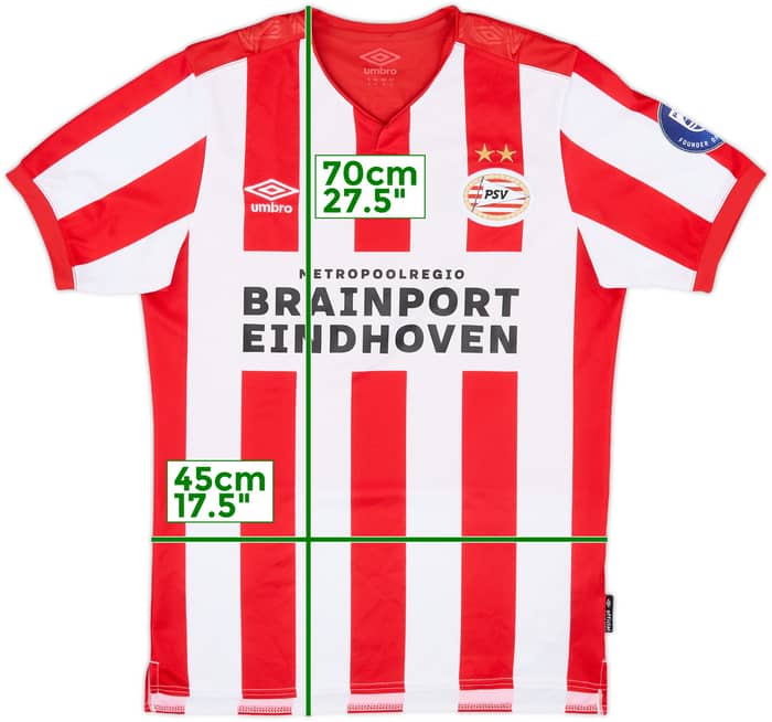 2019-20 PSV Home Shirt - 9/10 - (S)