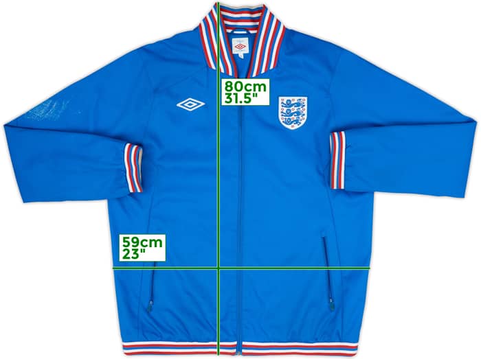 2010-11 England Umbro Track Jacket - 5/10 - (XL)