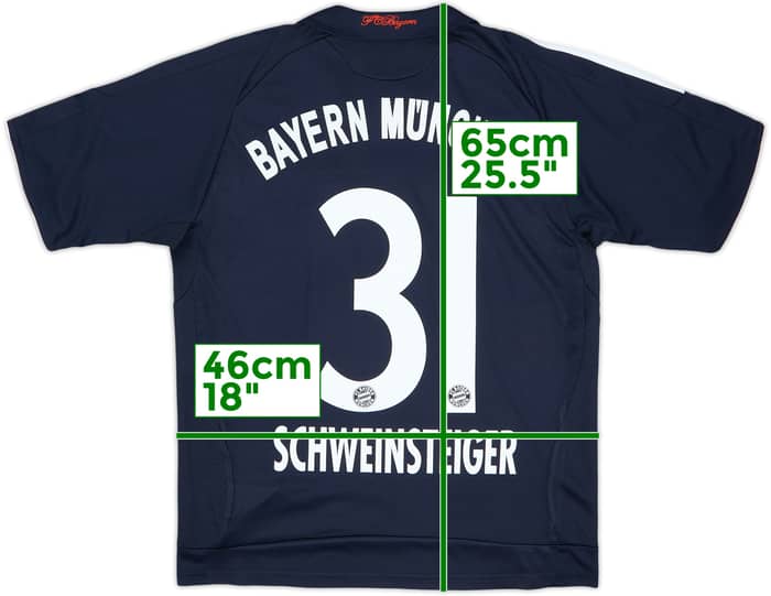 2008-09 Bayern Munich Away Shirt Schweinsteiger #31 - 6/10 - (L.Boys)