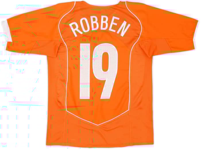 2004-06 Netherlands Home Shirt Robben #19 - 9/10 - (XL.Boys)