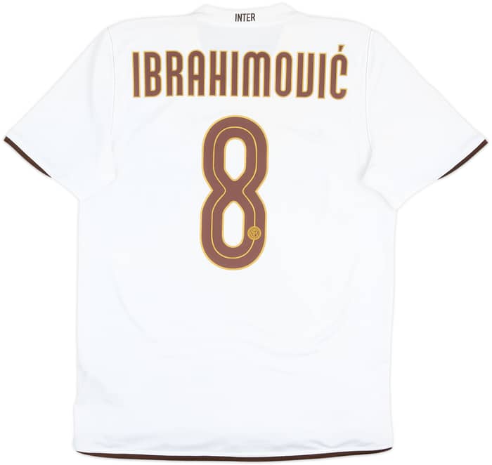 2008-09 Inter Milan Away Shirt Ibrahimovic #8 - 6/10 - (M)