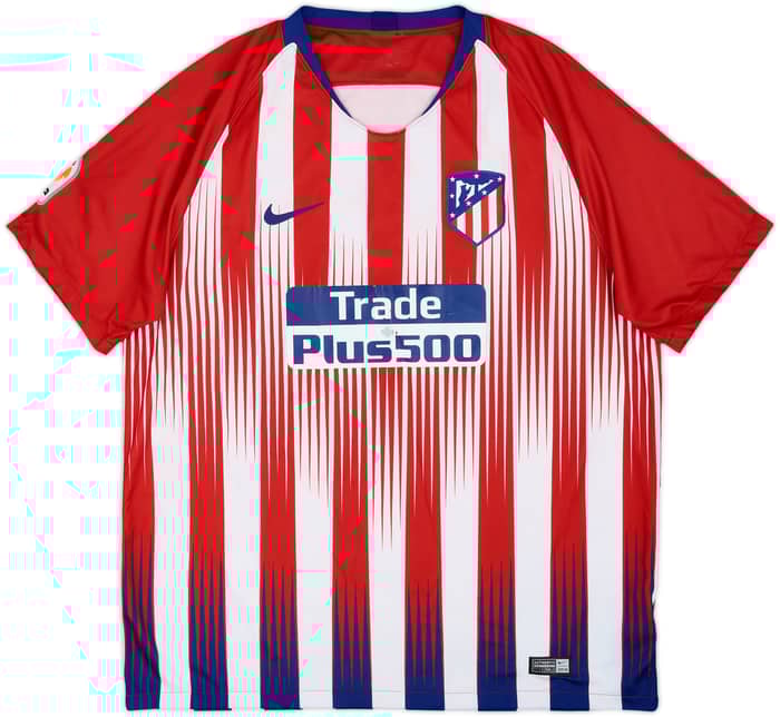 2018-19 Atletico Madrid Home Shirt - 5/10 - (M)
