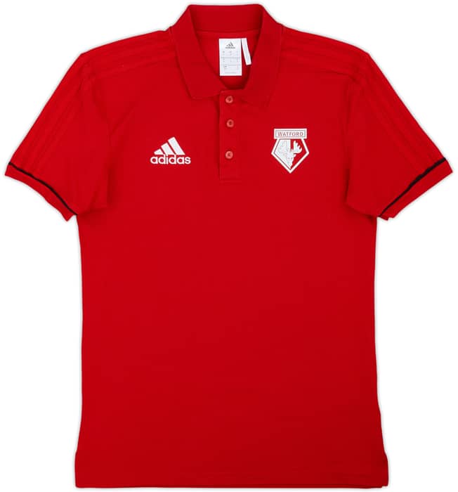 2017-18 Watford adidas Polo - 8/10 - (S)