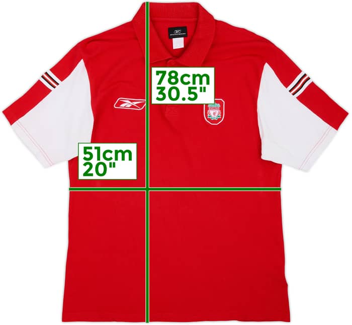2004-05 Liverpool Reebok Polo Shirt - 6/10 - (M)