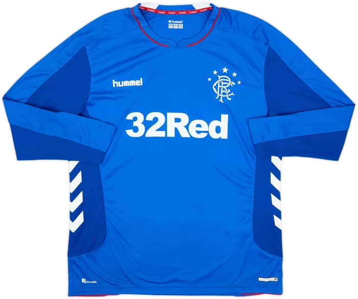 2018-19 Rangers Home L/S Shirt Tavernier #2 - 5/10 - (XXL)