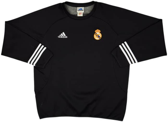 2002-03 Real Madrid adidas Centenary Sweat Top - 8/10 - (L)