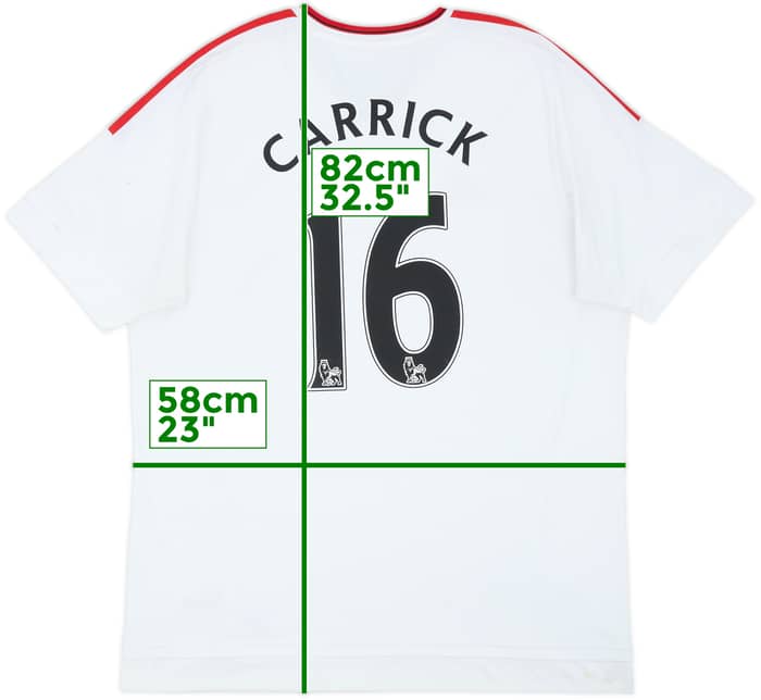 2015-16 Manchester United Away Shirt Carrick #16 - 5/10 - (XL)