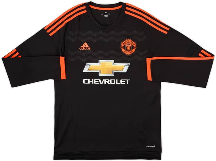 Camiseta de manga larga de la tercera equipación del Manchester United 2015-16 Mata #8 - 5/10 - (M)