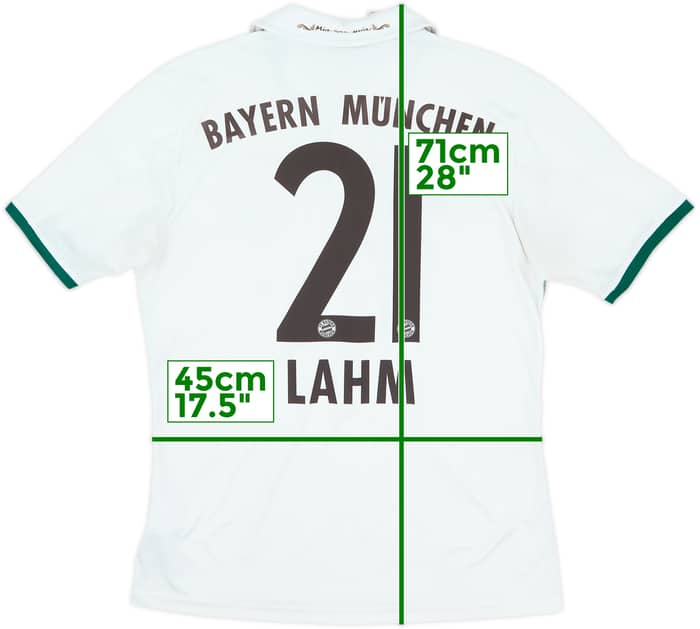 2013-14 Bayern Munich Away Shirt Lahm #21 - 6/10 - (15-16 Years)