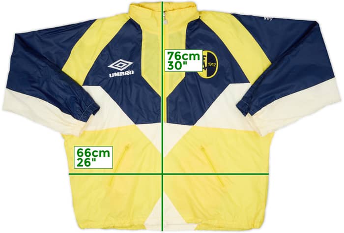 1992-93 Modena Umbro 1/4 Zip Drill Top - 8/10 - (XXL)