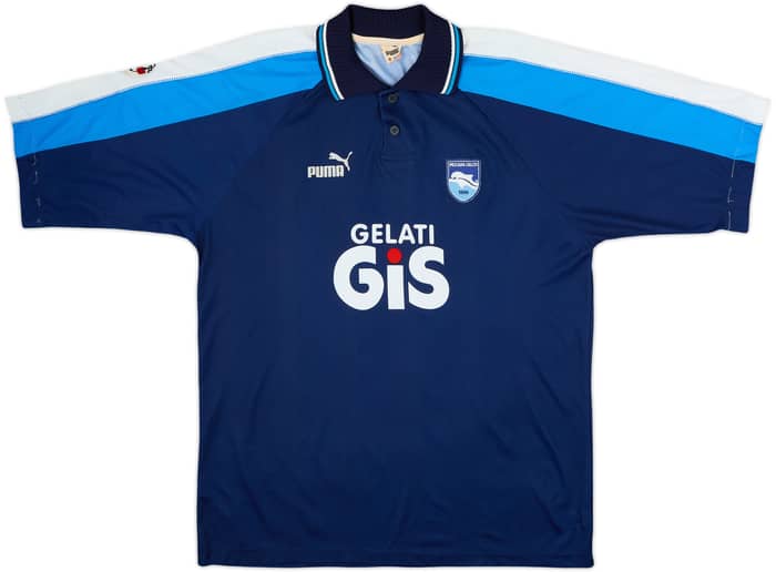Camiseta juvenil de visitante versión jugador del Pescara 1997-98 #16