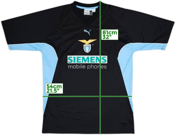 Camiseta Puma de entrenamiento del Lazio 2000-01 - 8/10 - (XL)