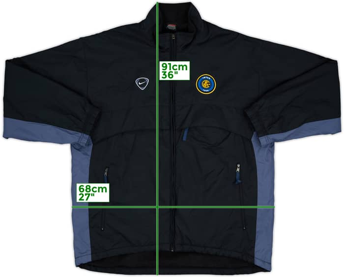 Chaqueta impermeable Nike del Inter Milan 2000-01 - 7/10 - (XL)