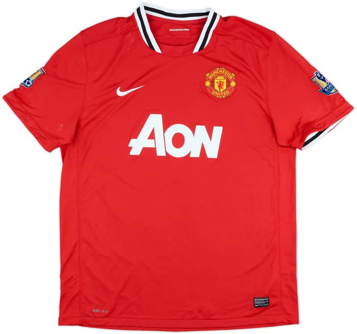 2011-12 Manchester United Home Shirt Rooney #10 - 6/10 - (XL)