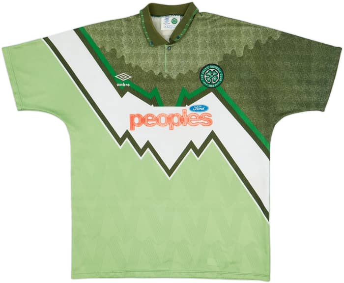 1991-92 Celtic Away Shirt - 6/10 - (XL)