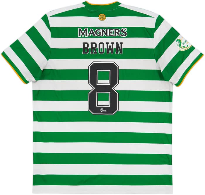 2020-21 Celtic Home Shirt Brown #8 - 6/10 - (XL)