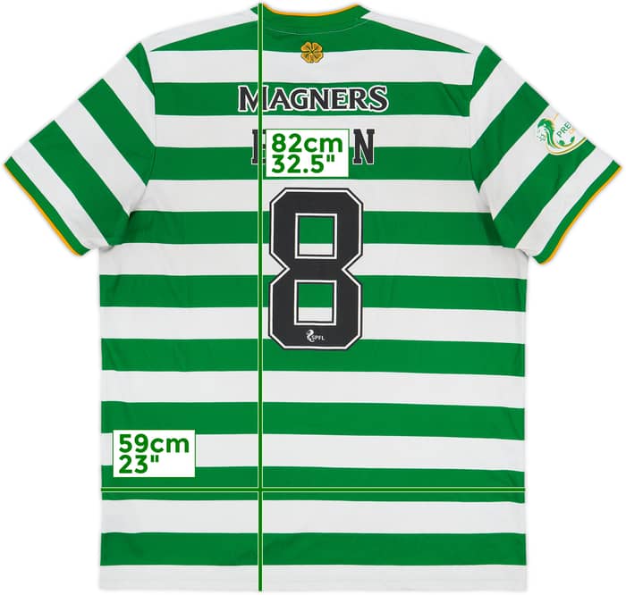 2020-21 Celtic Home Shirt Brown #8 - 6/10 - (XL)