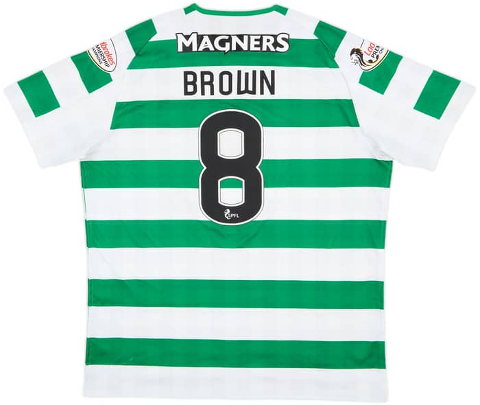 2018-19 Celtic Home Shirt Brown #8 - 6/10 - (XL)