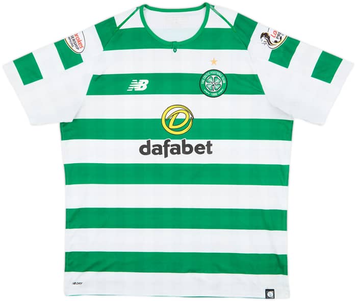 2018-19 Celtic Home Shirt Brown #8 - 6/10 - (XL)