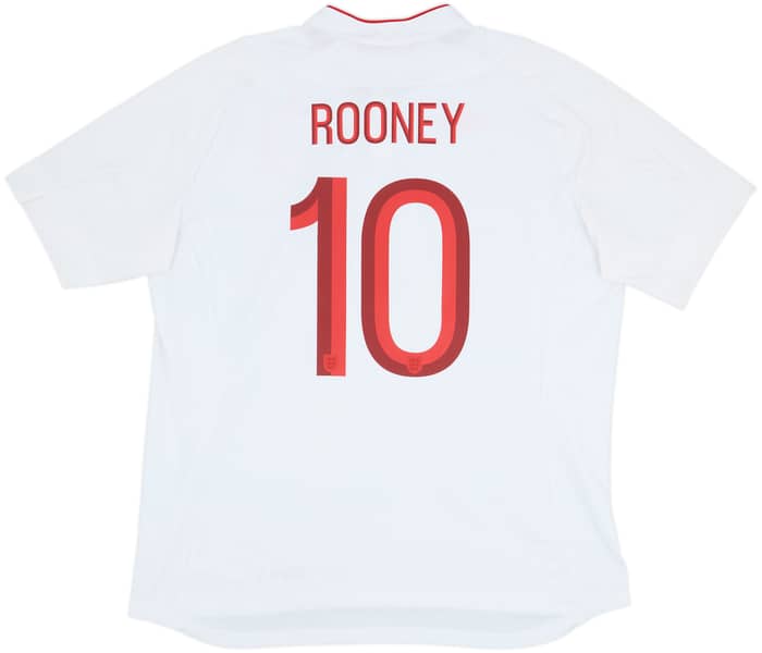 2012-13 England Home Shirt Rooney #10 - 7/10 - (XL)