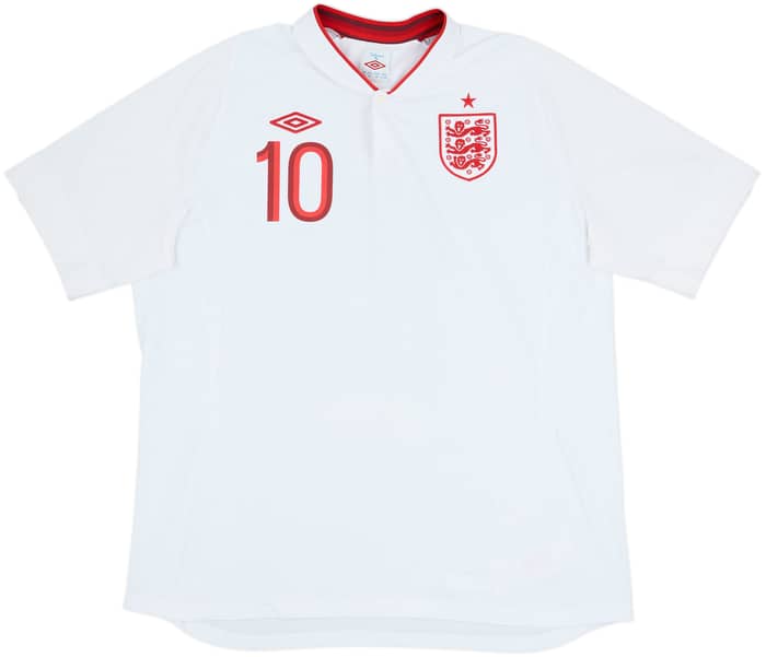 2012-13 England Home Shirt Rooney #10 - 7/10 - (XL)