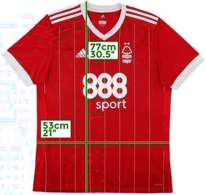 2017-18 Nottingham Forest Home Shirt - 5/10 - (L)