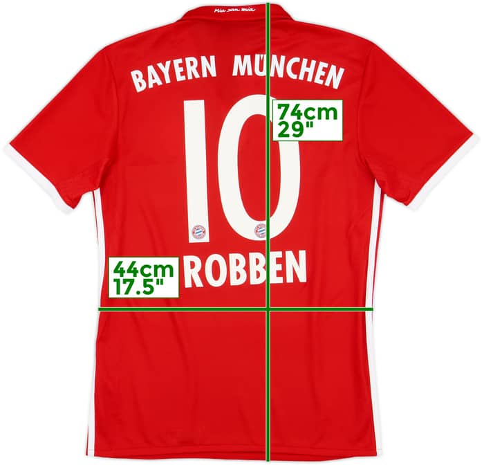 2016-17 Bayern Munich Home Shirt Robben #10 - 10/10 - (S)