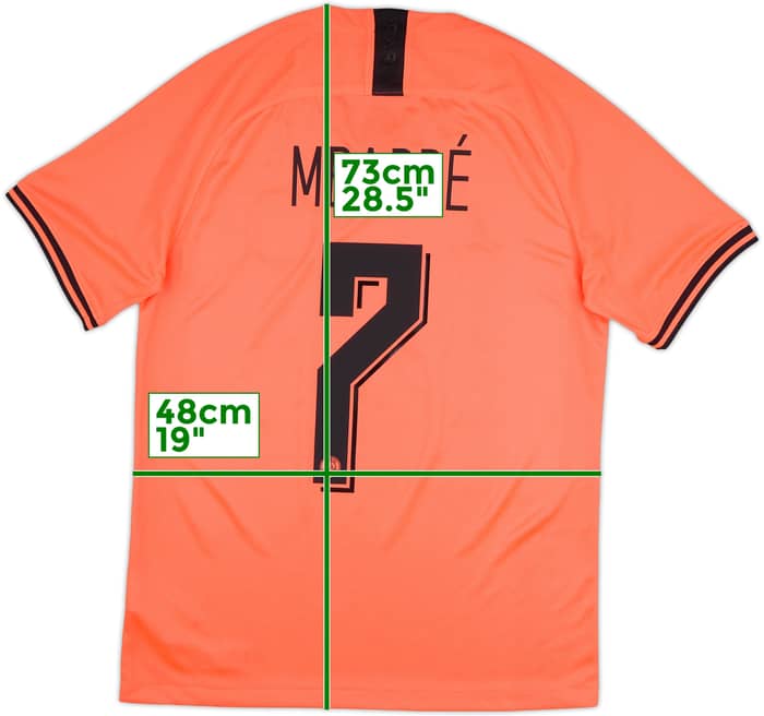 2019-20 Paris Saint-Germain Away Shirt Mbappe #7 - 10/10 - (M)