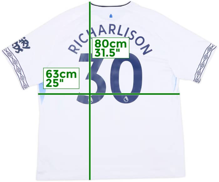 2018-19 Everton Third Shirt Richarlison #30 - 7/10 - (3XL)