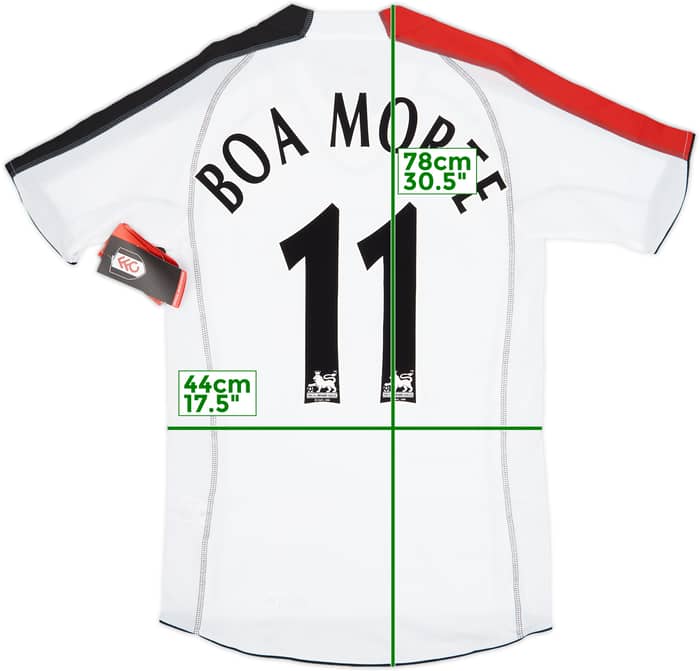 2005-06 Fulham Home Shirt Boa Morte #11 (S)