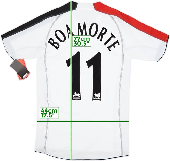 2005-06 Fulham Home Shirt Boa Morte #11 (S)