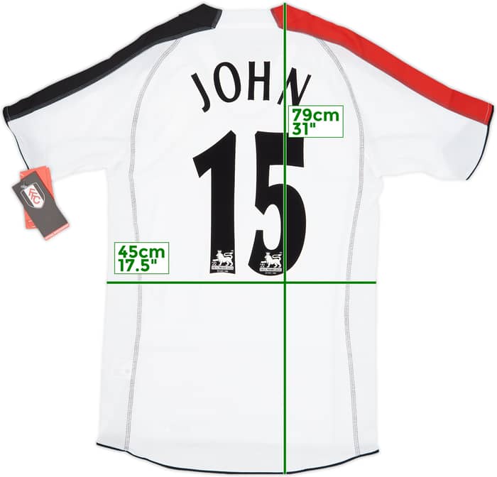 2005-06 Fulham Home Shirt John #15 (S)