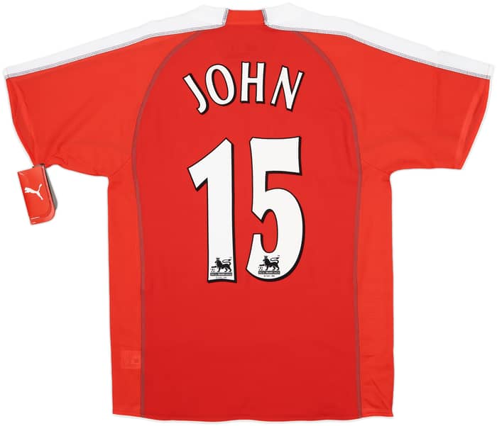 2005-06 Fulham Away Shirt John #15 (XL.Boys)
