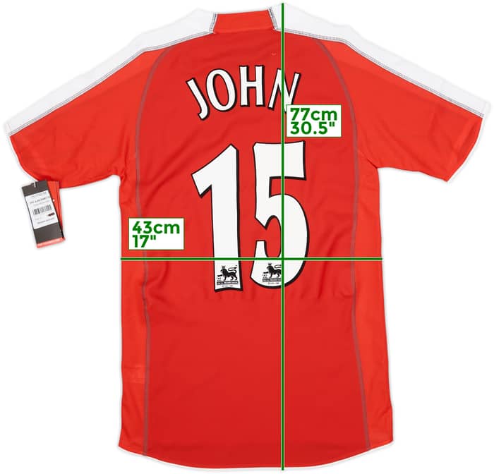 2005-06 Fulham Away Shirt John #15 (S)