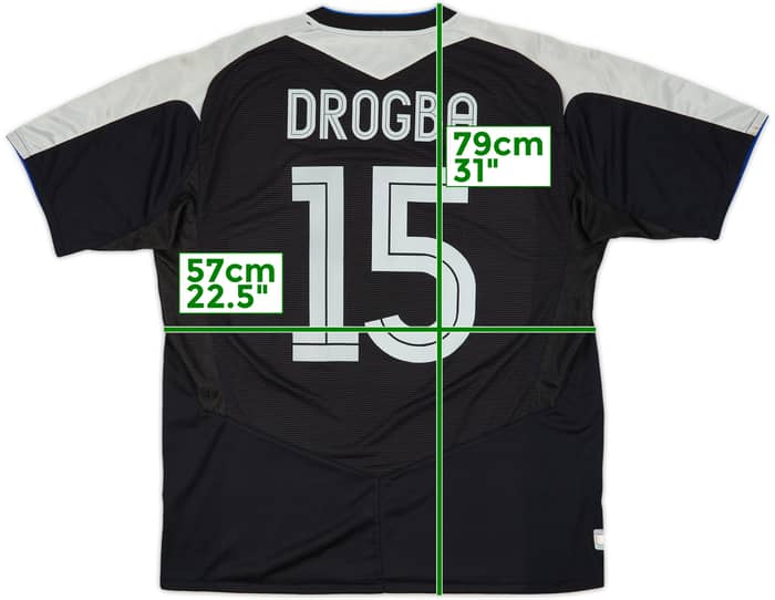 2004-05 Chelsea Away Shirt Drogba #15 - 6/10 - (XL)