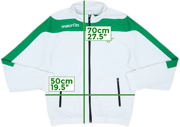 2013-14 Real Betis Macron Track Jacket - 6/10 - (S)