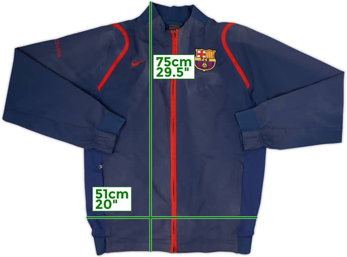 2006-07 Barcelona Nike Track Jacket - 4/10 - (L)