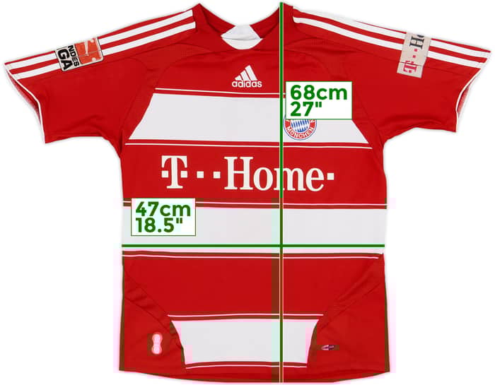 2007-08 Bayern Munich Home Shirt - 5/10 - (L.Boys)