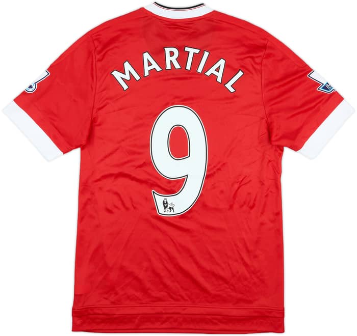 2015-16 Manchester United Match Issue Home Shirt Martial #9