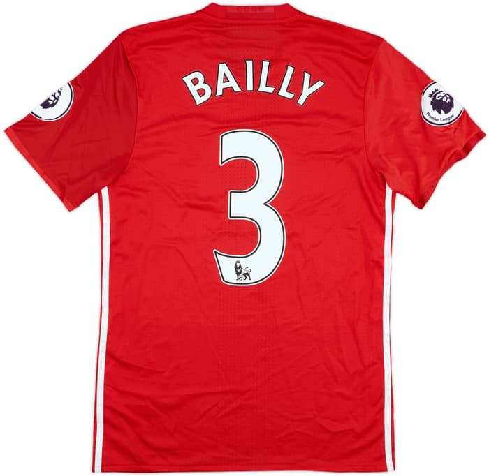2016-17 Manchester United Match Issue Home Shirt Bailly #3