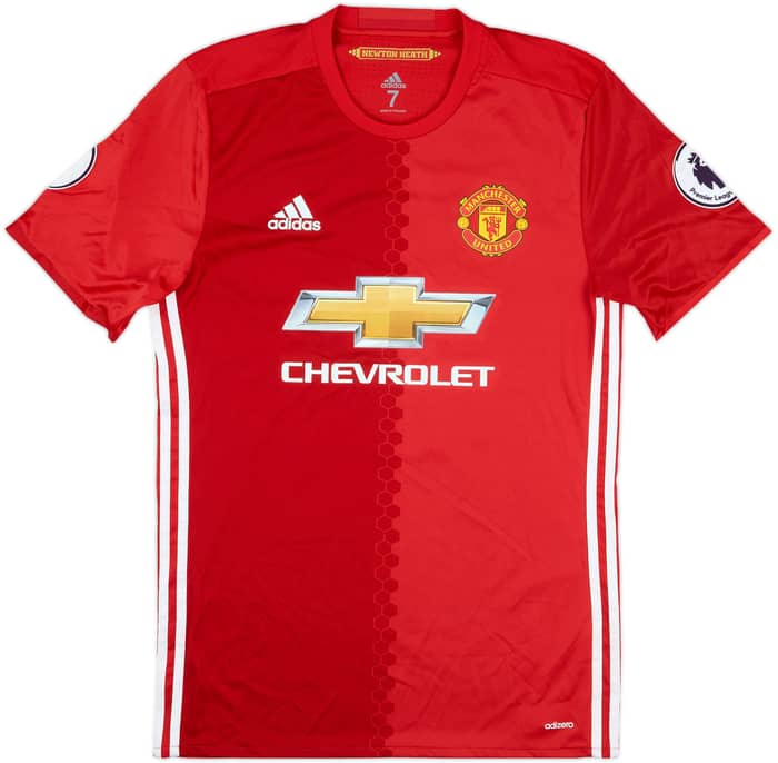 2016-17 Manchester United Match Issue Home Shirt Bailly #3