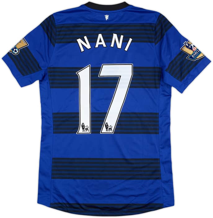 2011-12 Manchester United Match Issue Away Shirt Nani #17