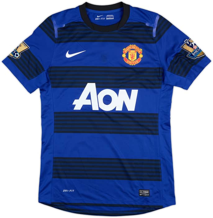 2011-12 Manchester United Match Issue Away Shirt Nani #17