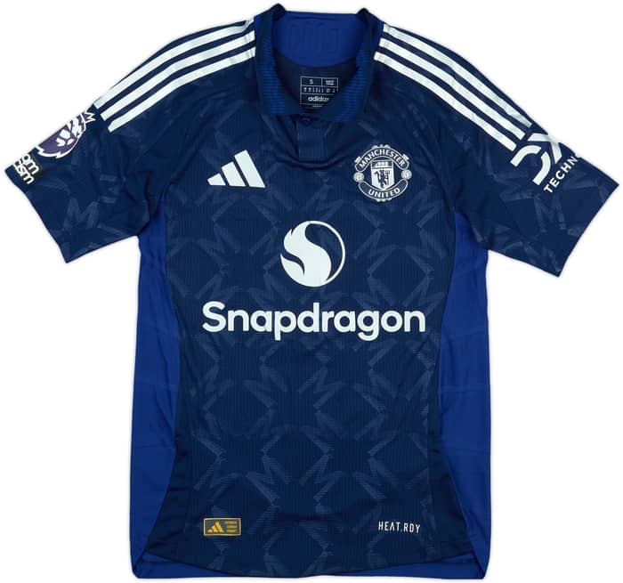 2024-25 Manchester United Match Issue Away Shirt B. Fernandes #8