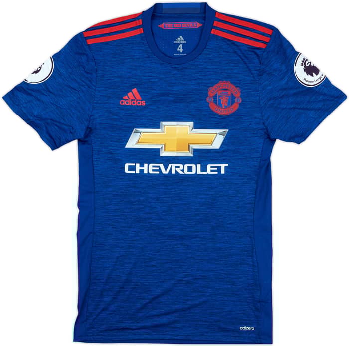 2016-17 Manchester United Match Issue Away Shirt Mata #8