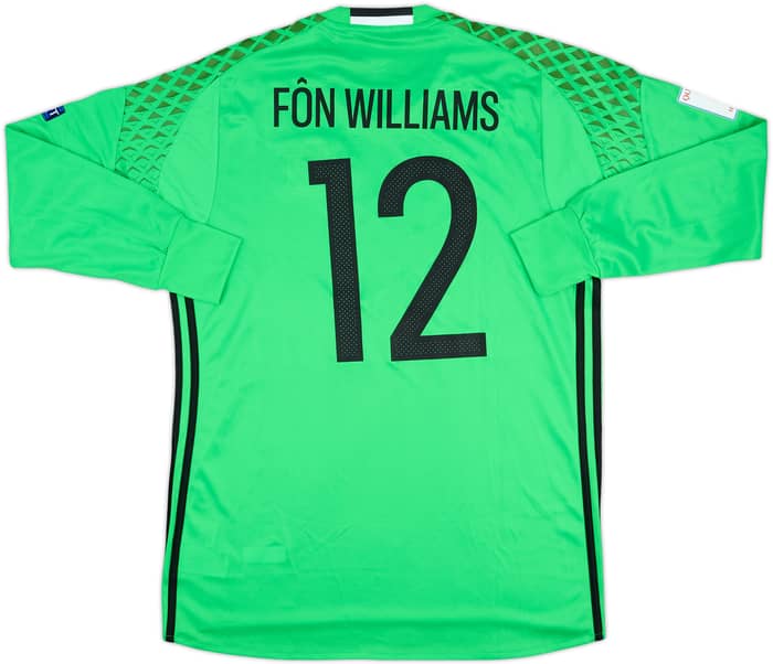 2016 Wales Match Issue GK Shirt Fon Williams #12