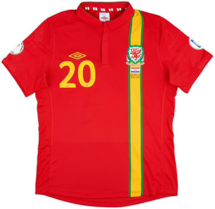 2013 Wales Match Issue Home Shirt Easter #20