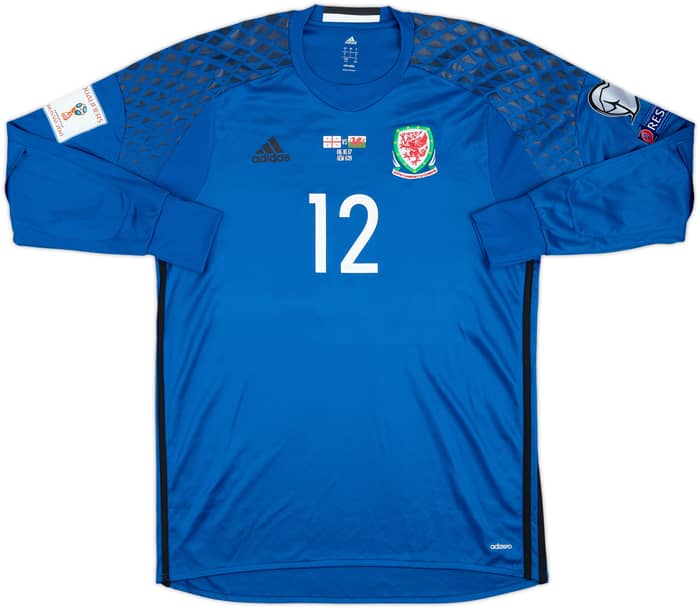 2017 Wales Match Issue GK Shirt Maxwell #12