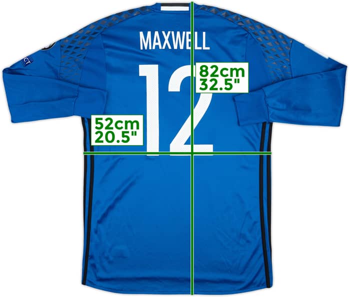 2017 Wales Match Issue GK Shirt Maxwell #12