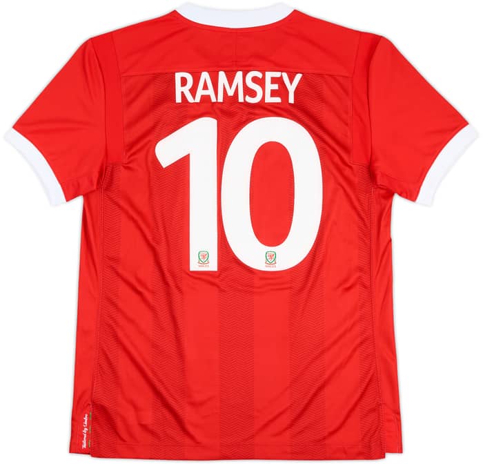 2011 Wales Match Issue Home Shirt Ramsey #10